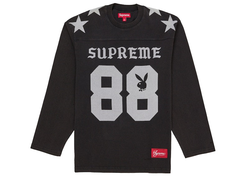 Supreme Playboy L/S Football Top Black
