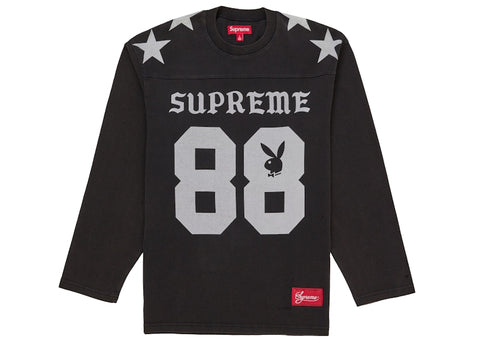 Supreme Playboy L/S Football Top Black