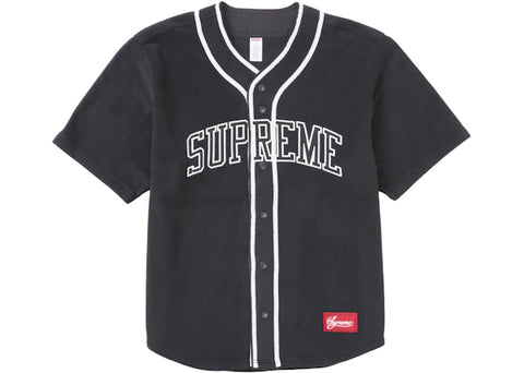 Supreme Polartec Baseball Jersey Black