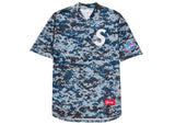 Supreme S Logo Baseball Henley (SS25) Digi Camo - Primary Image