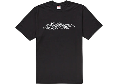 Supreme Script Tee Black