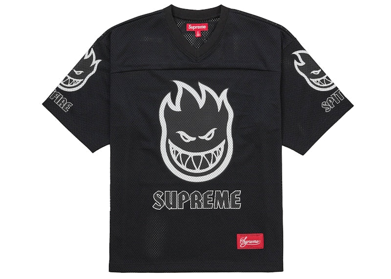 Supreme Spitfire Football Jersey Black