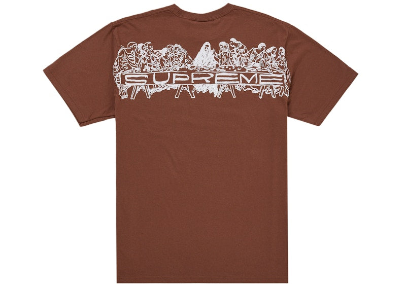 Supreme Supper Tee Brown