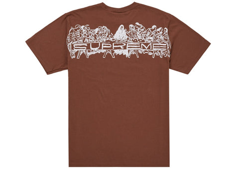 Supreme Supper Tee Brown