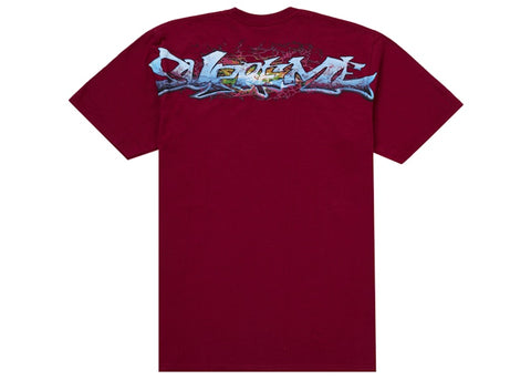 Supreme Tag Tee Cardinal