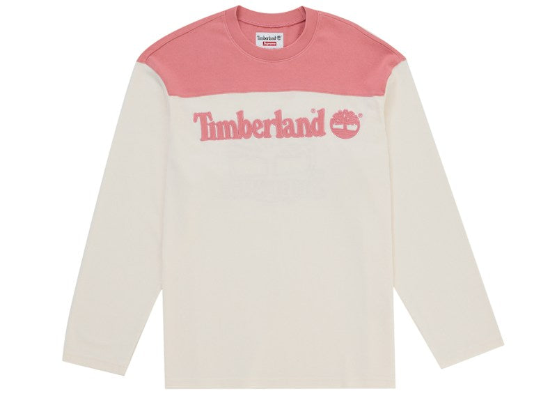 Supreme Timberland L/S Football Top White