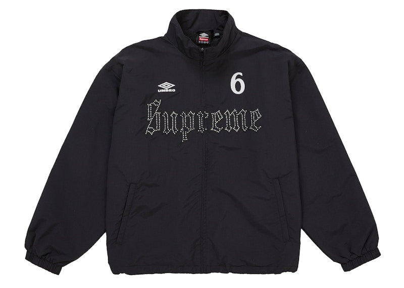 Supreme Umbro Rhinestone Track Jacket Black