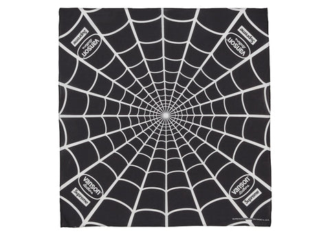 Supreme Vanson Leathers Spider-Man Bandana Black