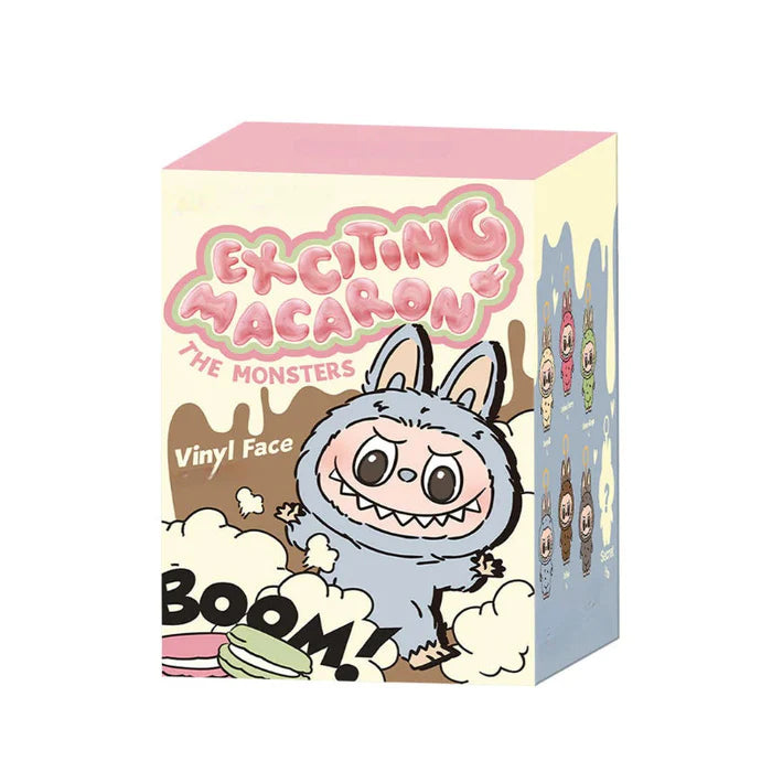 Pop Mart Labubu The Monsters Exciting Macaron Vinyl Plush Single Sealed Blind Box