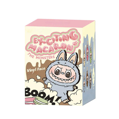 Pop Mart Labubu The Monsters Exciting Macaron Vinyl Plush Single Sealed Blind Box