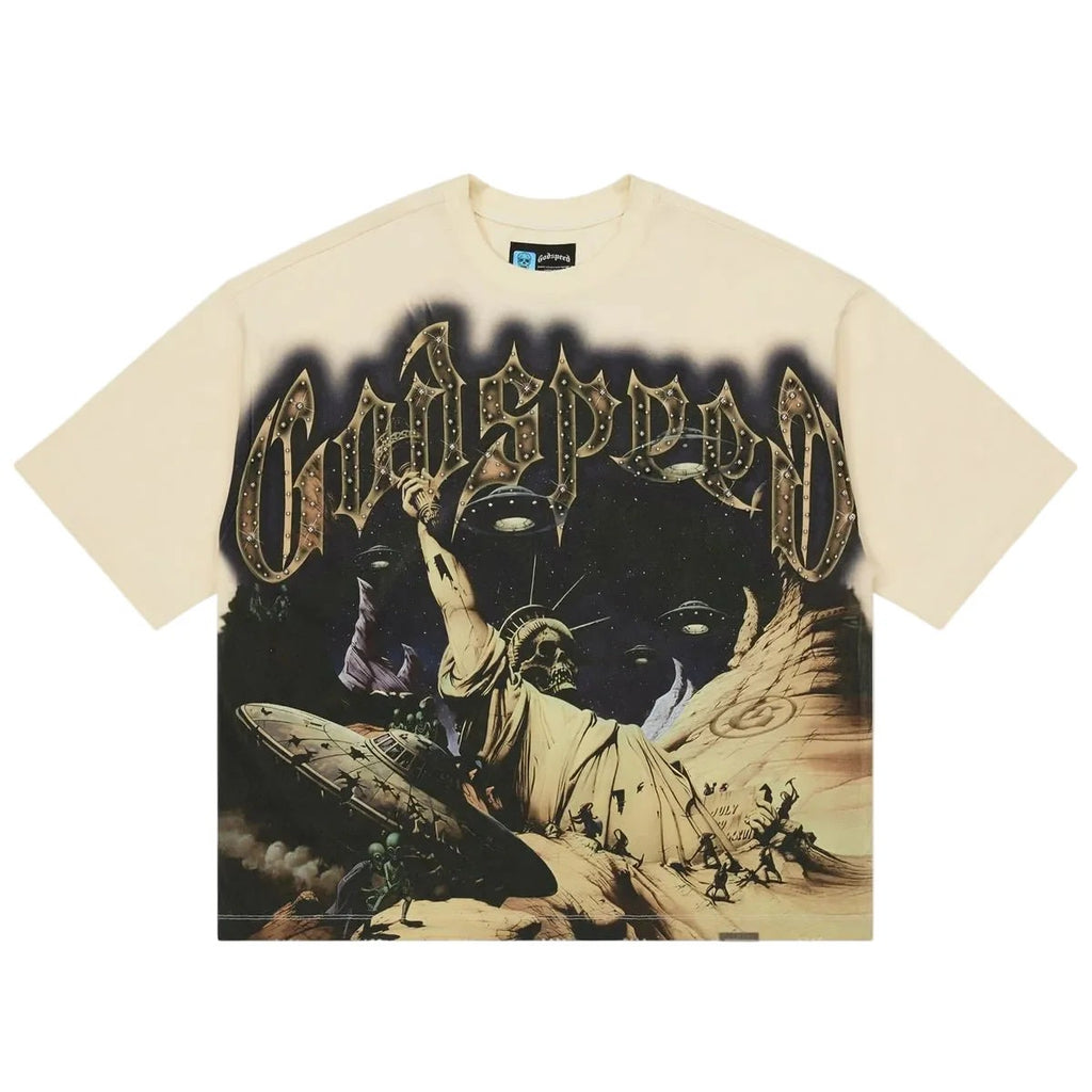 Godspeed Divine Extinction Tee Bone