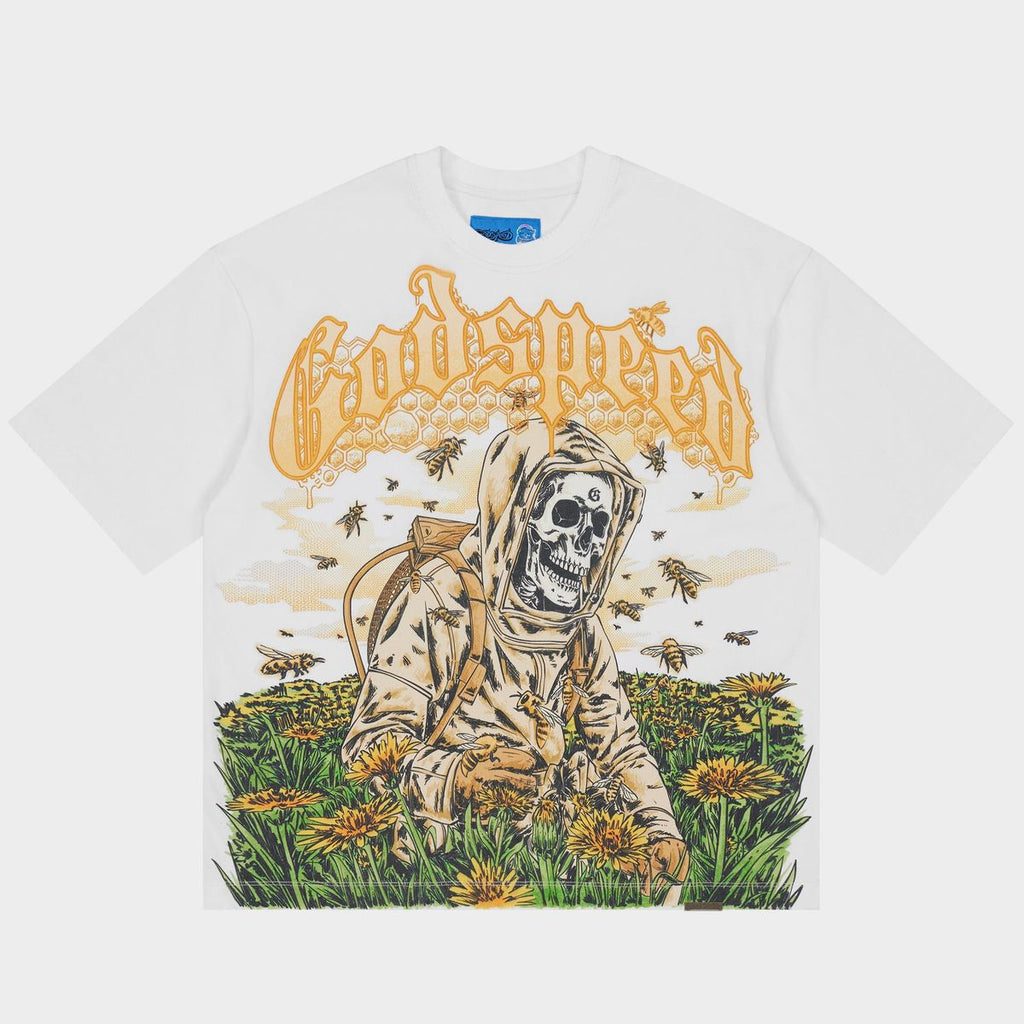 Godspeed Save the Bees II T-shirt White