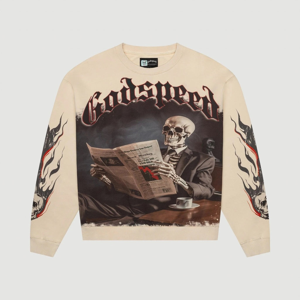 Godspeed Black Monday Crewneck Bone