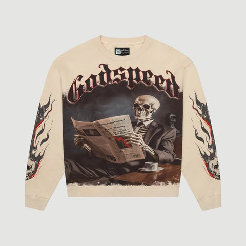 Godspeed Black Monday Crewneck Bone