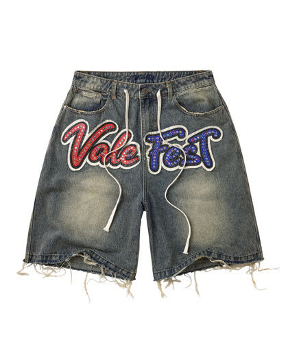 Vale Forever Vale Fest Jorts Blue