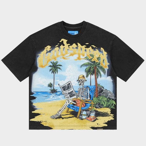Godspeed Skeleton Beach II T-Shirt Black