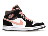 Jordan 1 Mid Peach Mocha (Women's) - Primary Image